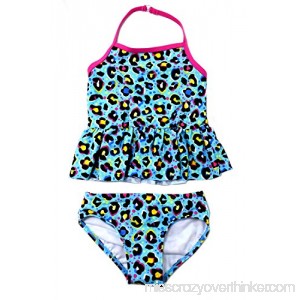 Kensie Girl 2 Piece Tankini Swimsuit Set for Girls Turquoise B073X71MKG